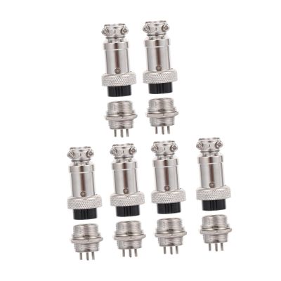 CIYODO 12Pcs Aviation Connector Set Pin Male Female Plug Socket Durable Cable Connector for Instruments Electronics Hard Design Easy to Use and Carry