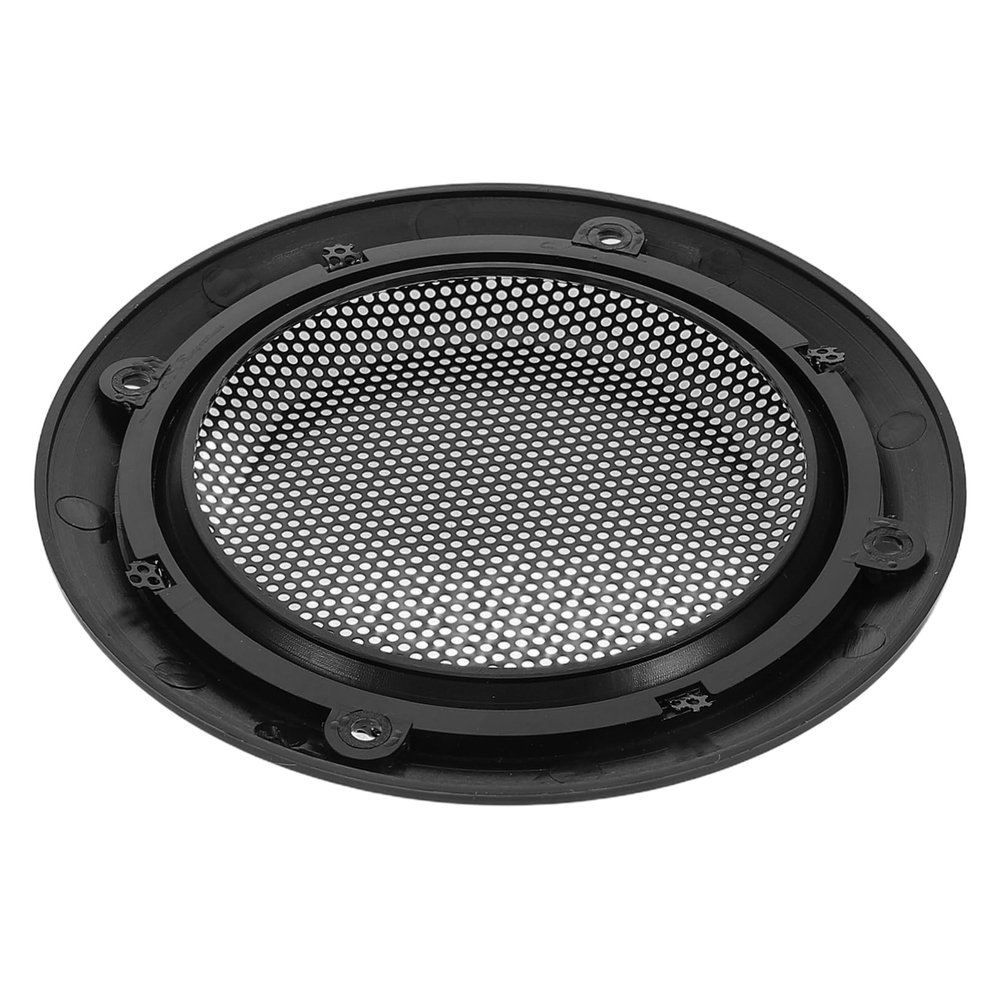 Abaodam 3.5-Inch Metal Speaker Mesh Grill Cover for Car Audio Subwoofer Protective Speaker Guard Black Metal Mesh Suitable for Vehicle and Home Use