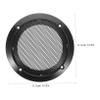 Abaodam 3.5-Inch Metal Speaker Mesh Grill Cover for Car Audio Subwoofer Protective Speaker Guard Black Metal Mesh Suitable for Vehicle and Home Use view 2