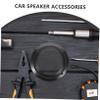 Abaodam 3.5-Inch Metal Speaker Mesh Grill Cover for Car Audio Subwoofer Protective Speaker Guard Black Metal Mesh Suitable for Vehicle and Home Use view 3