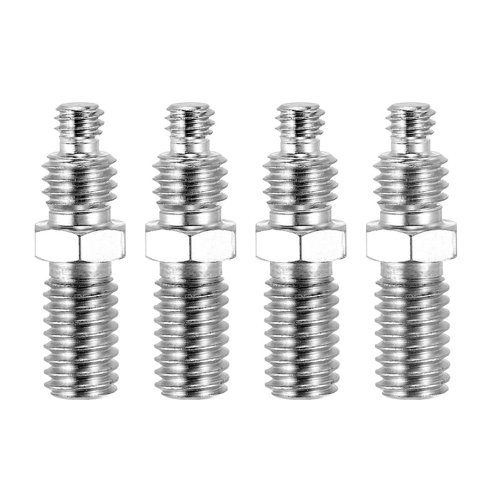 PATIKIL Tripod Screw Adapter 1/4" to 3/8" Male Thread Reducing Screw Tripod Mounting Thread Converters for Tripod Monopod of Camera, 4Pcs