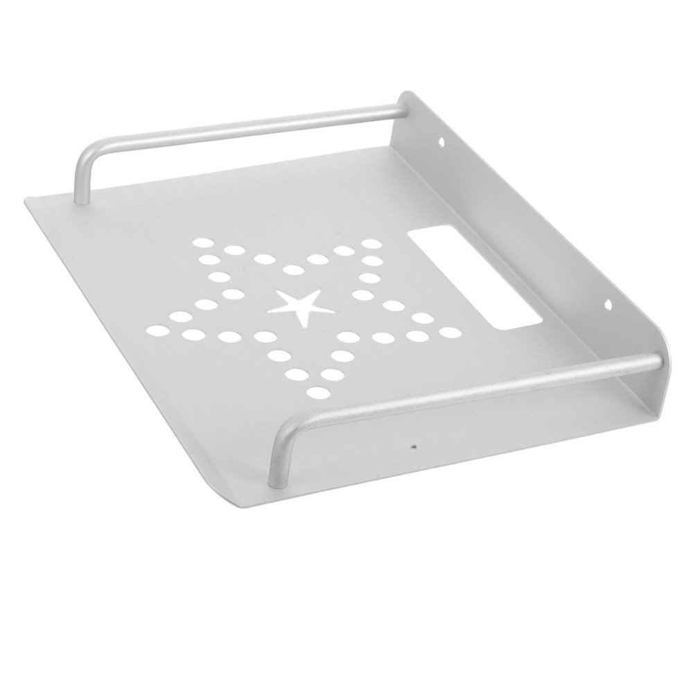 Lurrose Aluminum Projector Wall Mount Bracket Router Shelf Adjustable Projector Holder for Home Office Compatible Models