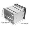 Balacoo 1Set Optical Drive Conversion Bracket Hard Drive Cage for Storage Easy Installation Durable Heat Dissipation Compatible with Cases view 4