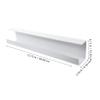 Balacoo Under Desk Cable Management Tray No Drill Wire Organizer for Efficient Cable Storage Compact Design for Computer Desks Durable Sturdy Cable Management view 3