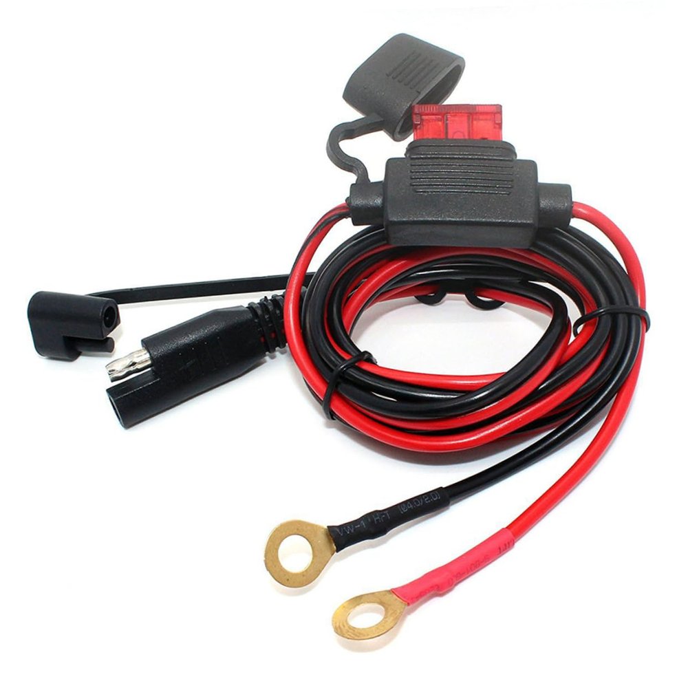 ZUNOXAZ SAE to USB Motorcycle Phone Charger Adapter Fast Charge Interface for Smartphones GPS Heat Durable Construction Fit