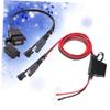 ZUNOXAZ SAE to USB Motorcycle Phone Charger Adapter Fast Charge Interface for Smartphones GPS Heat Durable Construction Fit view 2