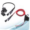 ZUNOXAZ SAE to USB Motorcycle Phone Charger Adapter Fast Charge Interface for Smartphones GPS Heat Durable Construction Fit view 3