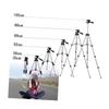 Uonlytech 360Degree Adjustable Rotating Tripod Stand for DSLR Cameras LCD Monitors and Camcorders Lightweight Design with Quick Release Mount and Skid Feet Silver view 2