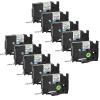 GREENCYCLE TZ-121 9mm 0.35 Laminated Clear Label Maker Tape Compatible for Brother P-Touch TZe-121 TZe121 Black on Clear TZe TZ Tape for PT-D400 PT-D600 PT-D210 PT-H110 PT-H100 PT-D220, 10 Pack view 1