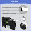GREENCYCLE TZ-121 9mm 0.35 Laminated Clear Label Maker Tape Compatible for Brother P-Touch TZe-121 TZe121 Black on Clear TZe TZ Tape for PT-D400 PT-D600 PT-D210 PT-H110 PT-H100 PT-D220, 10 Pack view 3