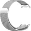 2 Pack Wristbands Compatible with Xiaomi Smart Band 10 Wristband Mesh Stainless Steel Bracelet Metal Watch Band Business Replacement Band for Xiaomi Smart Band 10 Smartwatch, One Size, Aluminium view 4