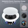 STUDIOFINIX 5.25 Inch Bluetooth Ceiling Speakers,600W Great for Home Theater, Living Room, Office,Kichten,Study Room,Basement,Covered Patio and Flush Mounts(4 Speakers) view 4