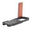 Gugxiom L Shape Handle for S9 Camera, Built in Quick Release Plate for Arca, Wooden Handgrip with 1/4 inch Screw Hole (Black) view 4
