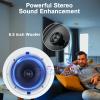 STUDIOFINIX 6.5 Inch Bluetooth Ceiling Speakers 640Watts 2-Way Great for Home Theater, Living Room, Office, Kichten, Study Room, Basement, Covered Patio and Flush Mounts(4 Speakers) view 3
