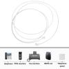 FUNNETOYU 2M Telephone Cable Core Plug Replacement Cord High Fidelity Design for Telephone Fax Modem and More Oxygen Reliable Performance view 4