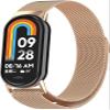 2 Pack Wristbands Compatible with Xiaomi Smart Band 10 Wristband Mesh Stainless Steel Bracelet Metal Watch Band Business Replacement Band for Xiaomi Smart Band 10 Smartwatch, One Size, Aluminium view 2