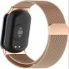 2 Pack Wristbands Compatible with Xiaomi Smart Band 10 Wristband Mesh Stainless Steel Bracelet Metal Watch Band Business Replacement Band for Xiaomi Smart Band 10 Smartwatch, One Size, Aluminium view 3