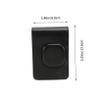 CAXUSD PU Leather Camera Shoulder Bag with Strap Compatible for Mini Liplay Durable Digital Camera Case Stylish Accessories for Easy Access and Portability view 2