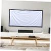 DIYEAH Professional Projector Screen Portable Glare Movie Screen for Outdoor Indoor Use for Camping Party Classroom Office Wedding view 2