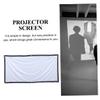 DIYEAH Professional Projector Screen Portable Glare Movie Screen for Outdoor Indoor Use for Camping Party Classroom Office Wedding view 4