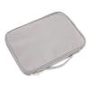 SHOWERORO Tablet Organizer Case Durable and Travel Sleeve for Tablets Versatile Storage for Cables Chargers and Gadgets Elegant Grey Design view 1