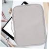 SHOWERORO Tablet Organizer Case Durable and Travel Sleeve for Tablets Versatile Storage for Cables Chargers and Gadgets Elegant Grey Design view 2