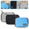 DIYEAH 3Pcs Digital Cable Storage Pouch Multi Functional Electronic Organizer Bag for Travel Accessories Includes for Cables Chargers Earphones USB view 3
