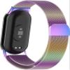 2 Pack Wristbands Compatible with Xiaomi Smart Band 10 Wristband Mesh Stainless Steel Bracelet Metal Watch Band Business Replacement Band for Xiaomi Smart Band 10 Smartwatch, One Size, Aluminium view 2