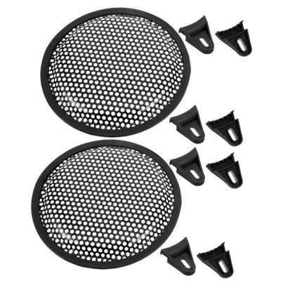 LIOOBO 2Pcs Car Speaker Grille Cover Durable Mesh for Speakers Enhances Audio Experience Protection Essential Subwoofer Accessories