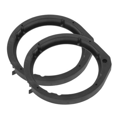 STOBAZA 6.5 Inch Car Speaker Adapter Ring Set Compatible Vehicle Audio Systems Sturdy Speaker Spacers for Front Door Installation