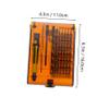 NUOBESTY 1Set Screwdriver for Phone Tablet Computer Repair Compact Electronics Repair Kit with Organized Storage Box and Professional Craftsmanship view 2