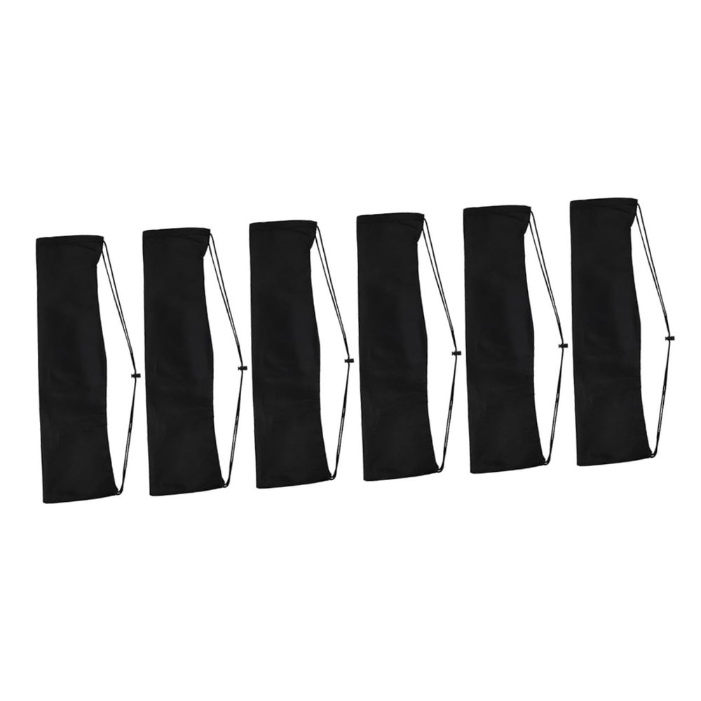 DIYEAH 6Pcs Tripod Carrying Case Practical Bag for Tripods Photography Equipment Lightweight Portable Design Multi Functional Photography Container