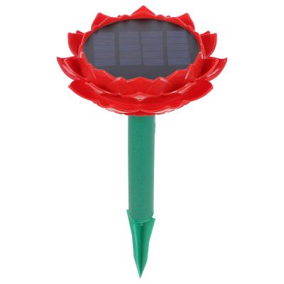 TINEASUR Solar Lotus Speaker for Outdoor Use Waterproof Music Player Buddhist Prayer and Garden Decoration Portable Design for Yard Solar Powered Music Box