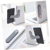 TEHAUX 1Pc Foldable Side Mount Clip Phone Holder Compact Laptop Bracket for Easy Viewing Flat Monitors Angle for Hands Video Chats Lightweight Design Silver view 4