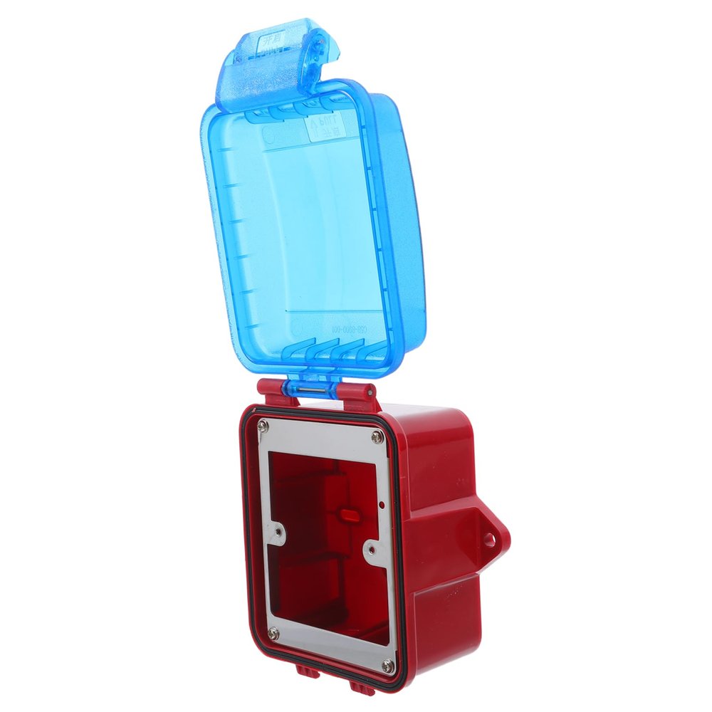 BRIGHTFUFU Fire Alarm Manual Call Point Shield Protector Cover for Emergency Alarm Panel Enhanced Safety and User Friendly Design for Outdoor Installations