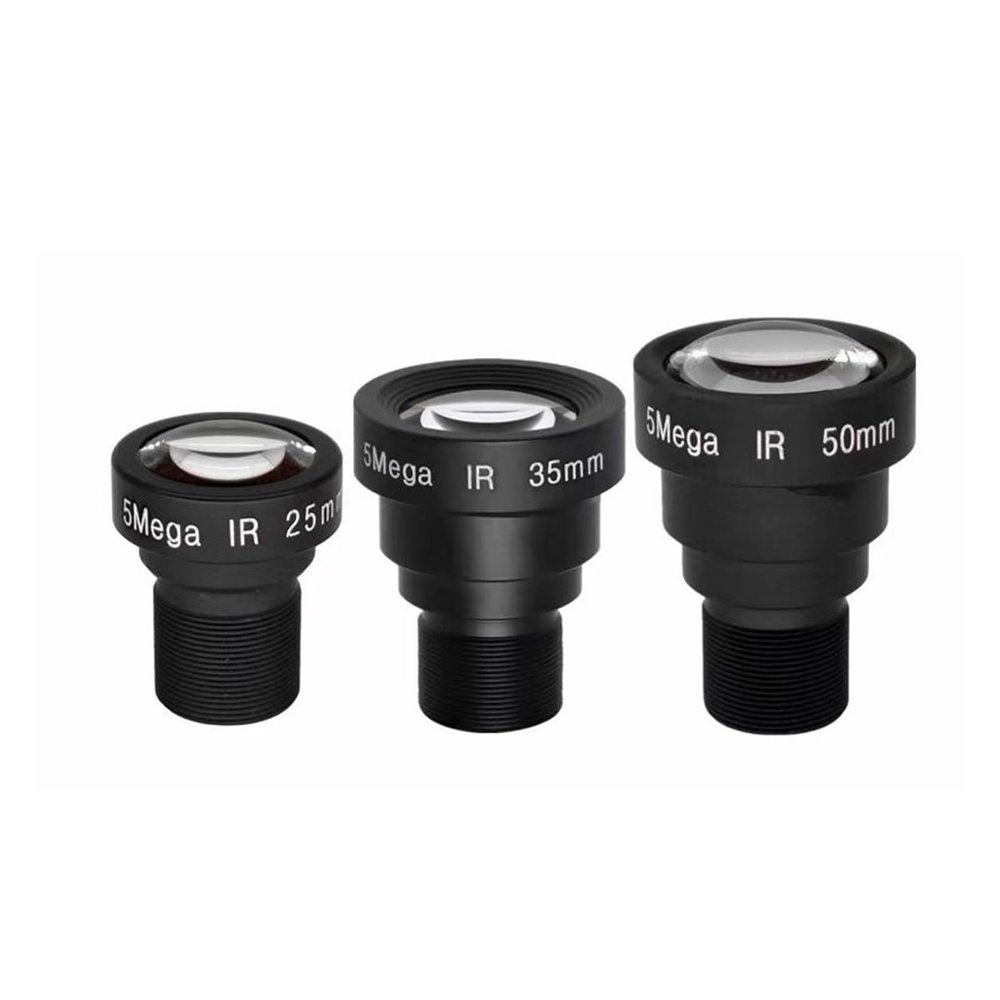 1PCS 500 MP high-Definition telephoto Wide-Angle M12 Lens 25mm, 35mm, 50mm Infrared Surveillance Camera Accessories(35mm-5MP-2/3+650nm)