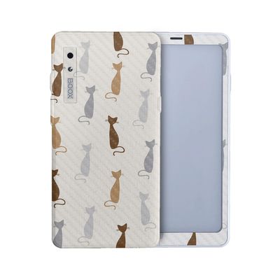 Carbon Fiber Tablet Skin Compatible with BOOX Palma 2 (2024) - Cat Lady - Premium 3M Vinyl Protective Wrap Decal Cover - Easy to Apply | Crafted in The USA by MightySkins