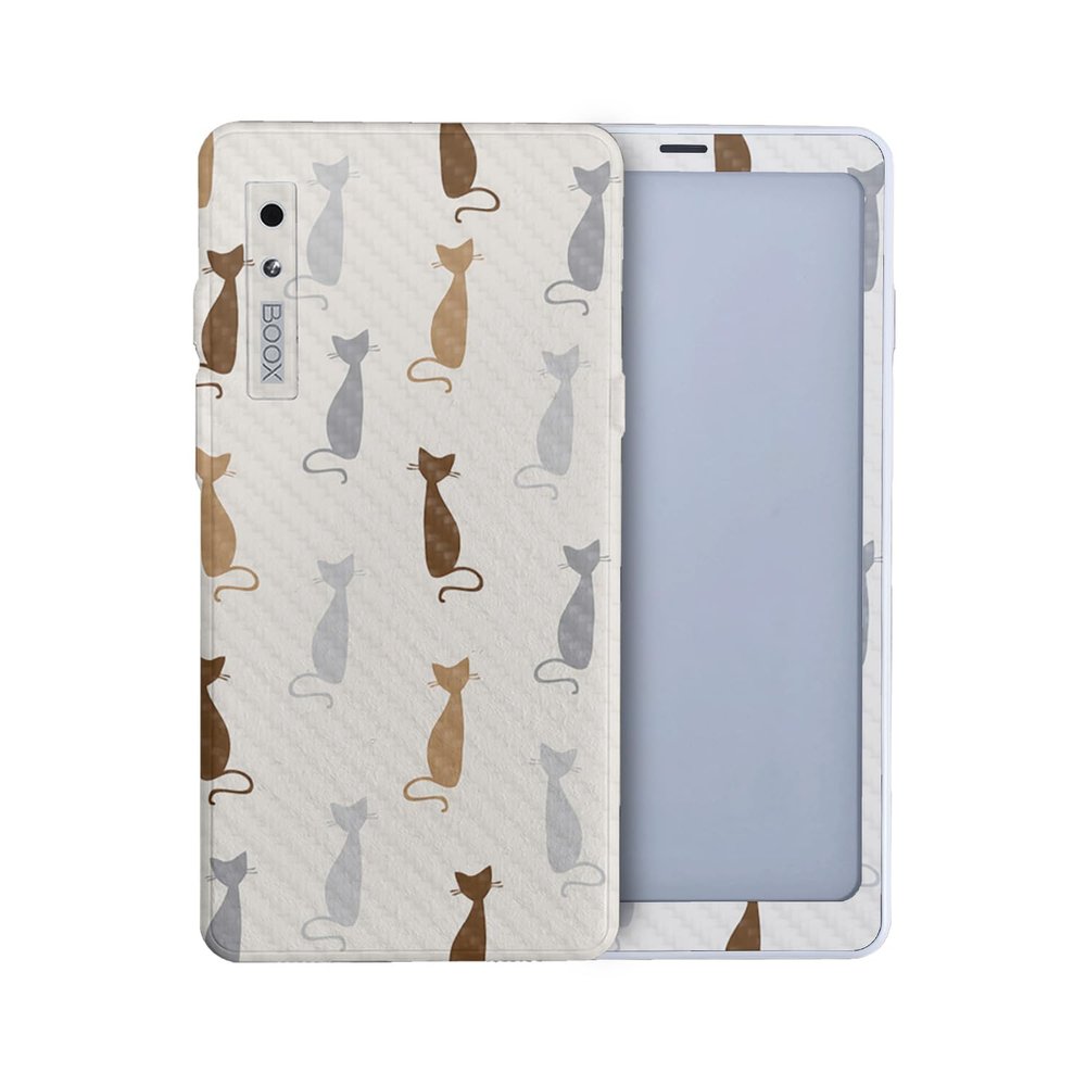 Carbon Fiber Tablet Skin Compatible with BOOX Palma 2 (2024) - Cat Lady - Premium 3M Vinyl Protective Wrap Decal Cover - Easy to Apply | Crafted in The USA by MightySkins