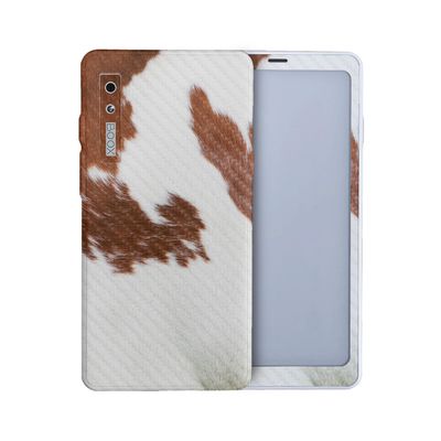 Carbon Fiber Tablet Skin Compatible with BOOX Palma 2 (2024) - Cow Hide - Premium 3M Vinyl Protective Wrap Decal Cover - Easy to Apply | Crafted in The USA by MightySkins