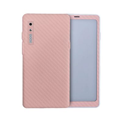 Carbon Fiber Tablet Skin Compatible with BOOX Palma 2 (2024) - Solid Blush - Premium 3M Vinyl Protective Wrap Decal Cover - Easy to Apply | Crafted in The USA by MightySkins