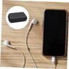MERRYHAPY 1Pc Multifunctional Mouse USB Cable Storage Bag Portable Eva Zipper Pouch for Digital Accessories Lightweight Organizer for Home Travel Shockproof Design view 2