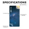 Carbon Fiber Tablet Skin Compatible with BOOX Palma 2 (2024) - Night Sky - Premium 3M Vinyl Protective Wrap Decal Cover - Easy to Apply | Crafted in The USA by MightySkins view 2