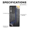 Carbon Fiber Tablet Skin Compatible with BOOX Palma 2 (2024) - Thin Blue Line K9 - Premium 3M Vinyl Protective Wrap Decal Cover - Easy to Apply | Crafted in The USA by MightySkins view 2
