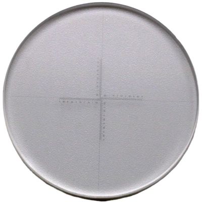 1pc DIV 0.05mm High Accuracy Microscope Accessory Optical Reticle Lens Circle Calibration Slide(1PC Diameter 24MM)