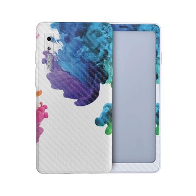 Carbon Fiber Tablet Skin Compatible with BOOX Palma 2 (2024) - Aqua Paint - Premium 3M Vinyl Protective Wrap Decal Cover - Easy to Apply | Crafted in The USA by MightySkins