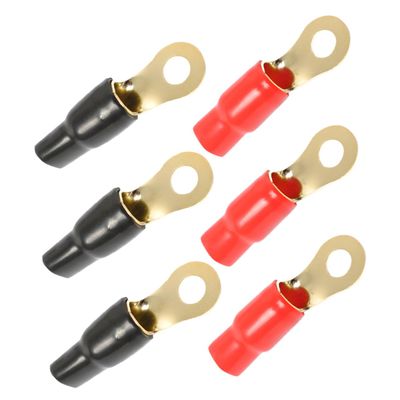 Happyyami 3Pairs Audio Plug Adapters Speaker Wire Connectors for Car Audio Installation Durable Easy to Install Speaker Cable Connectors
