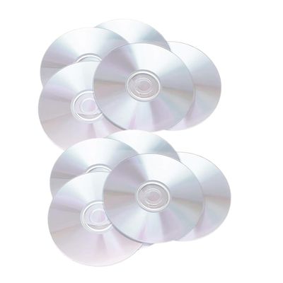 FUNOMOCYA 20Pcs Clear DIY Decorative CD Discs Blank Craft Disks for Painting Writing and Home Decor for Teens Creativity and Aesthetic Projects