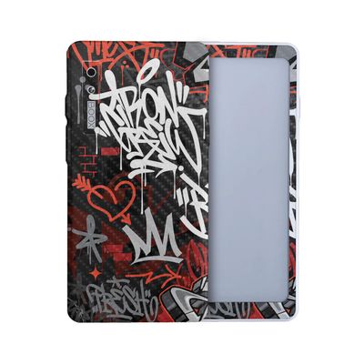 Carbon Fiber Tablet Skin Compatible with BOOX Palma 2 (2024) - Red Tag - Premium 3M Vinyl Protective Wrap Decal Cover - Easy to Apply | Crafted in The USA by MightySkins