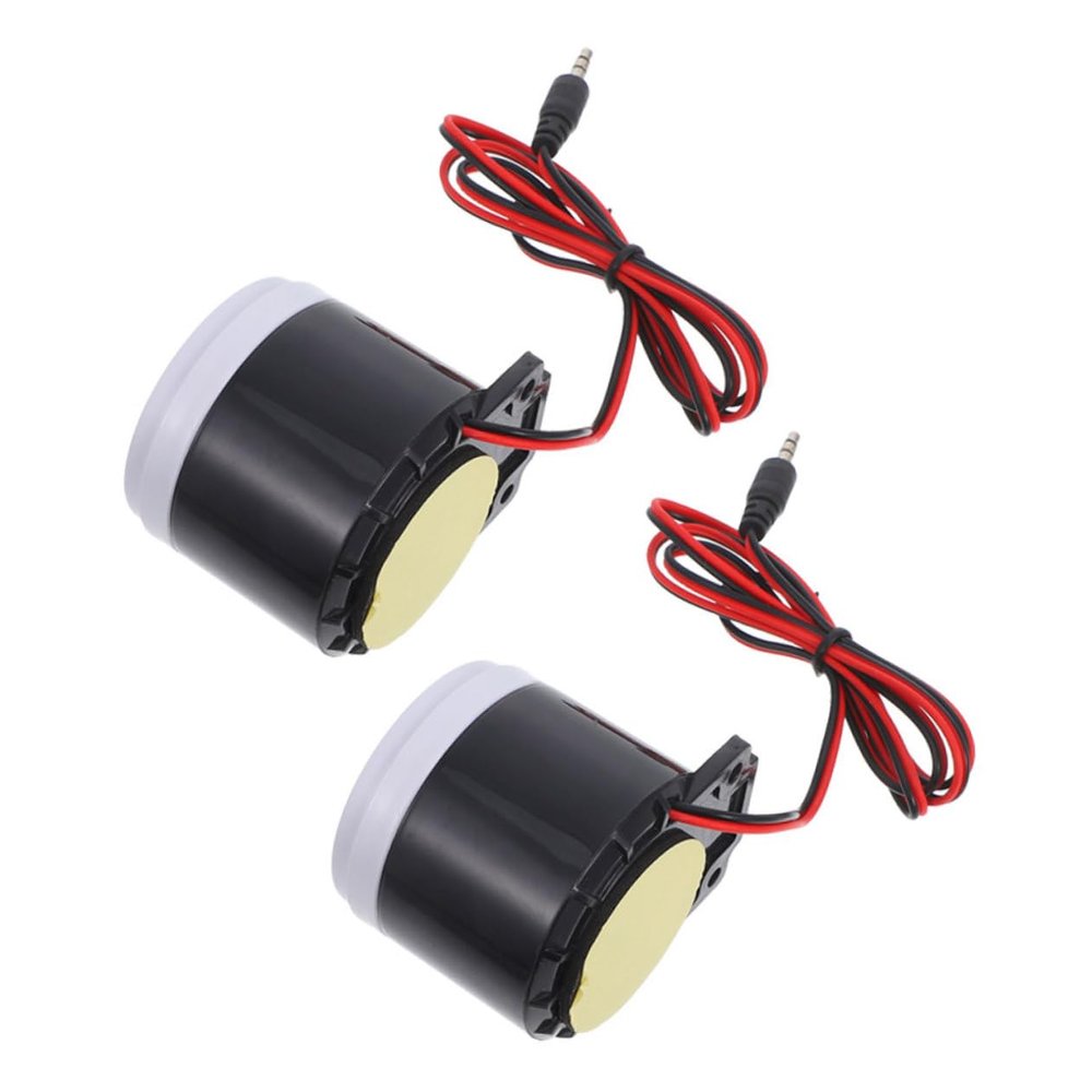2pcs Mini Security Alarm Siren System with Loud Sound for Home and Business Anti-Theft Alert