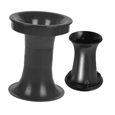 Uonlytech 2Pcs Bass Reflex Port Tubes for Speakers Enhance Bass and Output Black Loudspeaker Cabinet Ports for Home and